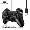 Data Frog Wired Gamepad for PS2 Controller for PS2 Joystick for Playstation 2 Vibration Shock Joypad Wired USB PC Control. 
