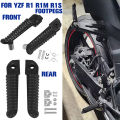 Front Rear Footpeg Footrest Racing Rider Passenger Pedal Set For YAMAHA YZF-R1 YZFR1 R1M R1S R6 R7 Foot Pegs Bracket Accessories. 