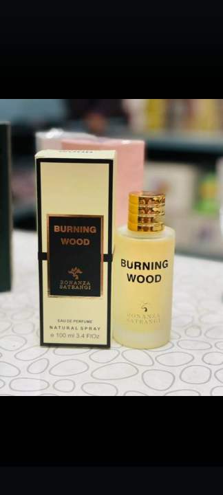 Burning wood perfume long lasting