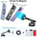 UYUXIO 15W Fast Charging Windshield Dash Car Mount Phone Holder Magnetic Wireless Car Charger for iPhone 17 Pro Max 16 15 14 12. 