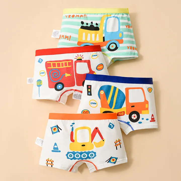 4pcs%20Children's%20Underwear%20for%20Boys%20Cotton%20Cute%20Dinosaur%20Shorts%20Panties%20Fashion%20Teenage%20Breathable%20Soft%20Boxers%20Toddler%20Underpants%20-%20Image%207