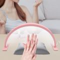 The 1pc Crescent Shaped Nail Lamp Has Adjustable Brightness and Color Temperature, Suitable for Extending Nails, Eyelashes, and.