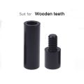 1Set Special Billiard Cue Joint Protector Set Plastic Black Middle Wheel Protection Cover Joint Caps for Uni Loc Wavy.