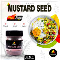 Premium Brown Mustard Seeds (Rai Dana / Sarson Ke Beej) 90g – Whole Mustard for Pickles & Cooking – Authentic Pakistani Spice. 