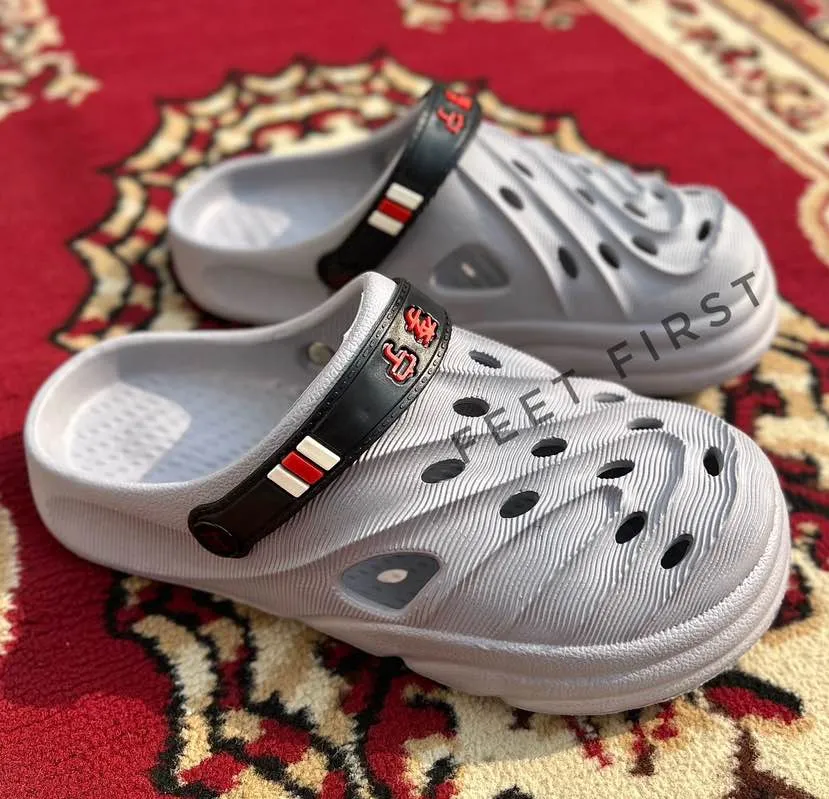 New Mens Hollow Design Slingback Round Toe Clogs Outdoor EVA Vent