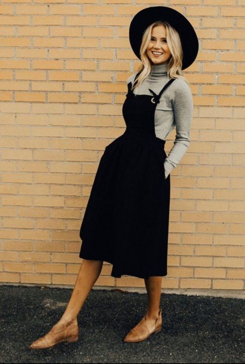 New%20Buckle%20pinafore%20frock%20simple%20style/casual/new%20trend/stylish%20-%20Image%204