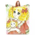 Candy Candy Manga Fleece Blankets Drama Adventure Custom Throw Blankets for Sofa Bedding Lounge. 