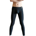 Mens Ultra-Thin See-through Long Johns Underwear Soft Ice Silk Lounge Wear Pajamas Sleep Thermal Underwear Bottoms. 