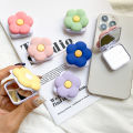 Flower Mirror Universal Phone Holder Griptok Support For Smartphone Grip Folding Finger Stand Socket.