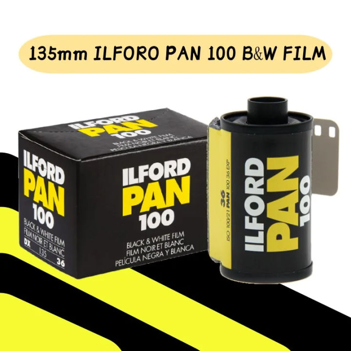 Pellicola Ilford PAN 100 35mm 36 Pose – Bianco E Nero – Scadenza 06/2029