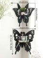 Butterfly Wood Shelf Crystal Holder Shelves Boho Home Decoration Wall Corner Shelf Room Decors Aesthetic for Living Room .