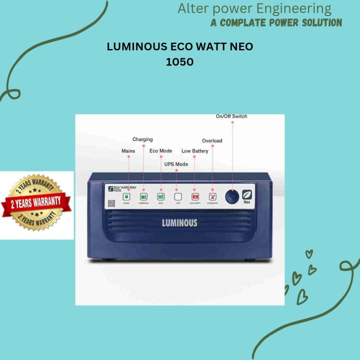 LUMINOUS IPS UPS MACHINE ECO WATT NEO 1050