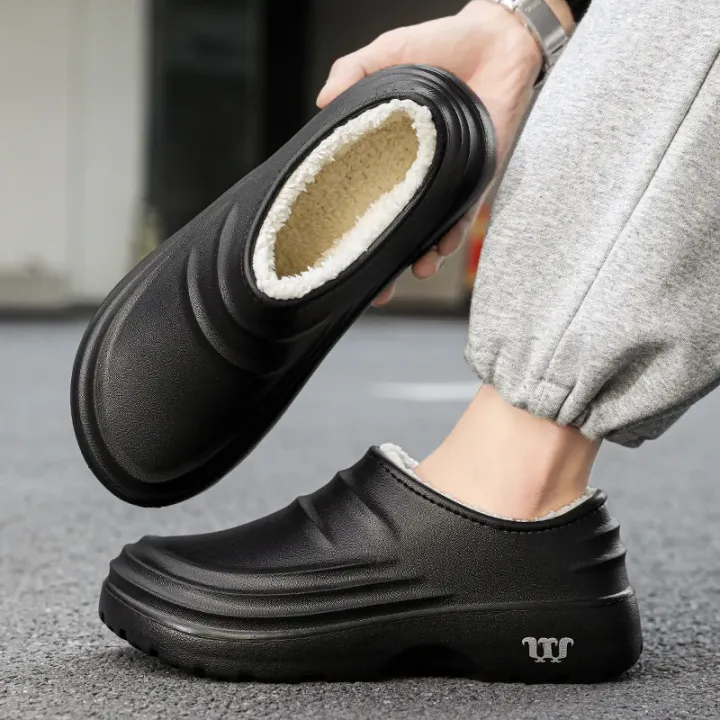 Waterproof%20Cotton%20Chef%20Shoes%20For%20Men%20Anti-Slip%20Work%20Footwear%20Warm%20Comfortable%20Kitchen%20Specialized%20Shoes%20With%20EVA%20Outsole%20-%20Image%204