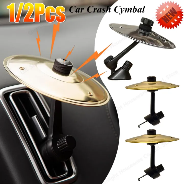 3-1PC Car Crash Cymbal Air Vent Mini Drum Car Hand-shooting Cymbals Car ...