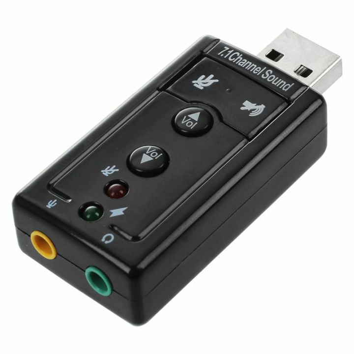 USB Sound Card Plug & Play Virtual 7.1