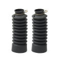 2Pcs Motorcycle Front Fork Dust Proof Sleeve Protector Damping   Shock Absorber Dust Cover Gaiters Gators Boots Universal. 