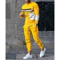 Men Clothes Set Fashion Long Sleeved T Shirt+Trousers Casual Tracksuit 2 Piece Suit Spring Male Sportswear Streetwear Oversized.