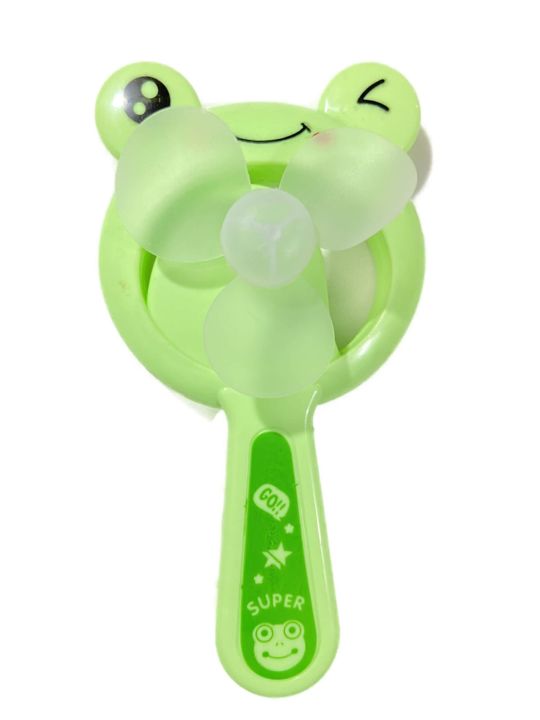 Hand HELD Fan/Manual Hand Fan/Mini Hand Fan/Toy for Children Cute Eco-Friendly Manual Small Fan- No Battery Handheld- Portable Mini Fan - Multicolor