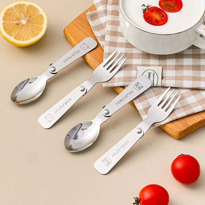 3Pcs/set%20304%20Stainless%20Steel%20Folding%20Fork%20Spoon%20With%20Cutlery%20Box%20Portable%20Foldable%20Dinnerware%20Set%20Outdoor%20Tableware%20-%20Image%203
