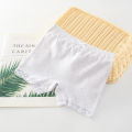 2pcs/Lot Summer Girls Safety Pants Class A Double Layer Pure Cotton Grade Thin Children' Safety Children Bottom Kid Dance Pants. 