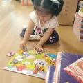 Peekaboo puzzle board jigsaw puzzle pegs ABC 123 preschool developmental toys observation board pegs kids toys. 
