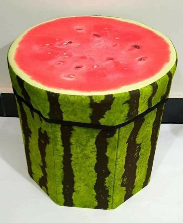 watermelon storage box cum stool