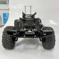 Metal Front Bumper with Tow Trailer for 1/10 RC Crawler Car Traxxas TRX4 Axial SCX10 90046 90047 SCX10 II Upgrade Parts. 