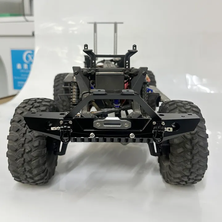 Metal%20Front%20Bumper%20with%20Tow%20Trailer%20for%201/10%20RC%20Crawler%20Car%20Traxxas%20TRX4%20Axial%20SCX10%2090046%2090047%20SCX10%20II%20Upgrade%20Parts%20-%20Image%202