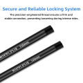 BOLANY Bicycle Fork Quick Release Rod Thru Axle Rod 15mm Adjustable Hand Angle Design Aluminum Alloy MTB Shaft Bike Fork Part. 
