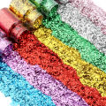 30g/Bottle Holographic Colorful Hexagon Shape Chunky Nail Glitter Sequins Sparkly Flakes Slices Manicure Body/Face Glitter. 