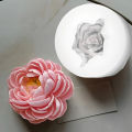 1pcValentine's Day Flower Shape Silicone Wax Product Mold，Very SuitableDIYAromatherapy Candle，Resin，Cement Decorations，Birthday，. 