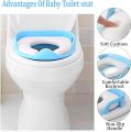 Baby Comot Seat Toilet seat Safe Soft Training seat Potty Sitting Ring with Handles Bathroom Trainer closestool Cover. 