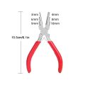 15.5cm 6-in-1 Bail-Making Plier With Grip Handle DIY Ring Making Loops And Jump Rings Tools Iron Wire Looping Jewelry Pliers. 