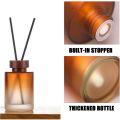 120ML Empty Glass Diffuser Bottle Refillable Aromatherapy Diffuser Jar Container for Replacement Reed Diffuser DIY Home Bathroom. 