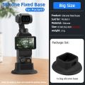 Silicone Anti-slip Base For  OSMO Pocket 3 Pocket3 Fixed Mount Support Bracket Extension Stand Base Camera Accessories. 