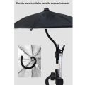 Bending Design Car Mobile Phone Sunshade Anti-glare Non-slip Car Phone Holder Shelter From Rain Metal Hose Auto Phone Bracket.