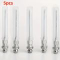 5pcs Grease Needles, Mini Bearing Grease Needle Nozzle Portable Removable Needle Air Nozzle Grease Tool For Ball Joints. 