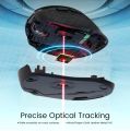 Wireless Mouse, D-09 Computer Mouse USB Cordless Mice for Laptop, Ergo Grips, Lightspeed 5-Level 2400 DPI,. 