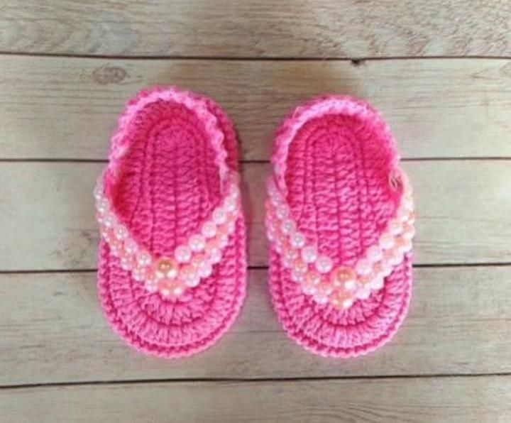 Crochet Baby sandal