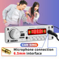NEW 200W Amplifier Bluetooth DIY MP3 WAV Decoder Board DC 12V 100W Wireless Car USB MP3 Player TF Card Slot USB FM with Mic.
