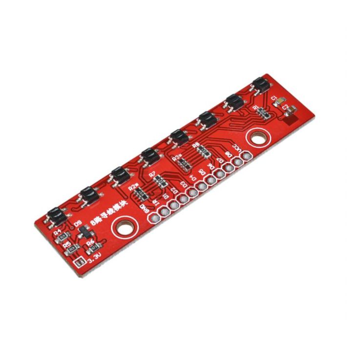QTR-8RC Reflectance Sensor Array 8 Channel IR Array Sensor Infrared Detection Module IR 8 Channel Line Following Sensor Array Module for Arduino