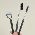 3Pcs Eye Makeup Tools Set Eyebrow Brush And Eyelash Comb Eyelash Separator Eye Brow Comb & Spoolie Brush Professional Brush﻿. 