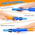 1-5pcs Hand-Propelled Rocket Launcher Toy Set Foam Rocket Children Outdoor Birthday  Funny Summer Garden Game Party Discount. 