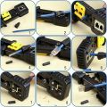 Strain Relief Boots RJ45 Ethernet Network Cable CAT5E CAT6 Mixed Color Cable Connector Plug Cover 50PCS.