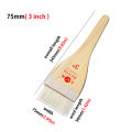 Wool Brush Wooden Handle Food Grade Decoration Paint Coating Latex Cleaning Barbecue Baking Painting. 
