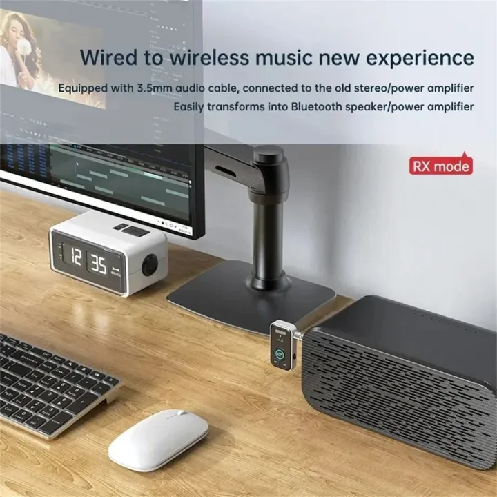 Bluetooth%205.3%20Car%20AUX%20Audio%20Adapter%20Receiver%20Transmitter%203.5mm%20Jack%20AUX%20Wireless%20Audio%20Adapter%20for%20Car%20Earphones%20TV%20Speakers%20-%20Image%203
