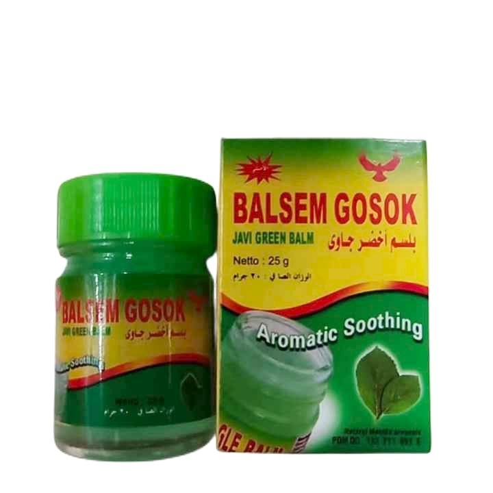 BALSEM GOSOK 25g Herbal Menthol Essential Balm Massage Relief Pain Mint Ointment