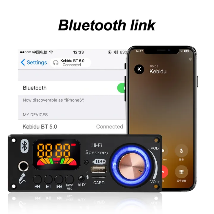 160W%20Amplifier%20Bluetooth%20Decoder%20Board%20DIY%2012V%206.5mm%20Microphone%20FM%20Radio%20TF%20USB%20Car%20Audio%20Music%20Player%20Speakers%20Volume%20Control%20-%20Image%205