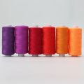 24 color sewing thread, 100% polyester yarn, sewing thread reel machine, hand embroidery, about 40 meters per roll, household se. 