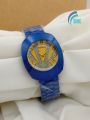 positif watch in chain and  blue 💙 color. 